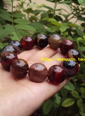 天然无烧男士玛瑙手串复古民族风