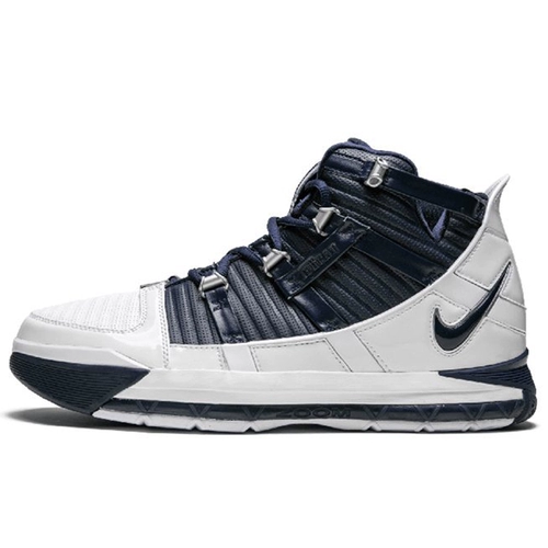 Counter подлинный Nike Zoom Lebron James LBJ 3 баскетбольные туфли AO2434-103-001