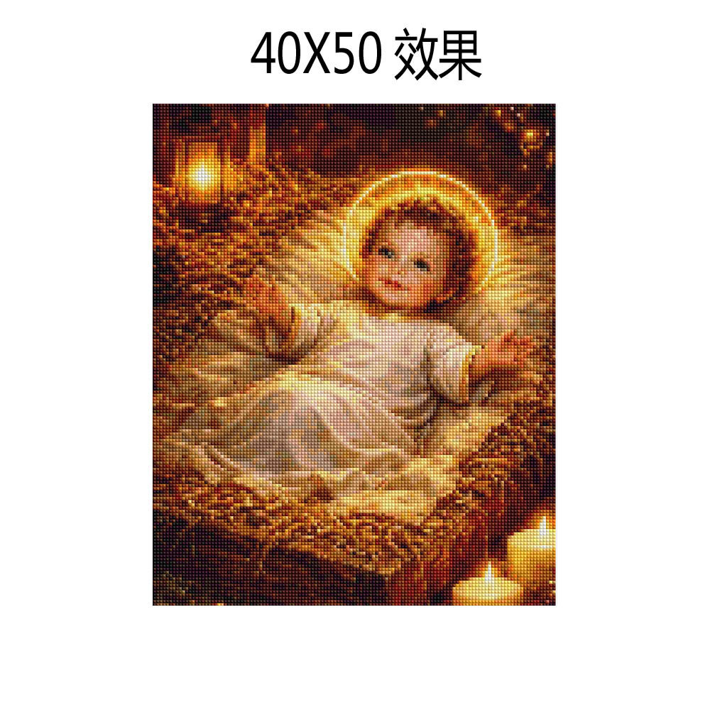 神像牧羊人钻石画宗教教堂挂画客厅手工5DIY成人砖石十字绣装饰画,淘宝优惠券,粉丝福利购,淘宝优惠卷