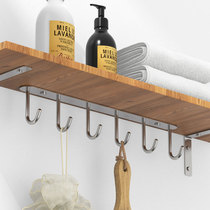 304 stainless steel top-placed cabinet bottom plate hook kitchen suspended partition lower hook hanging cup soup spoon rack hook