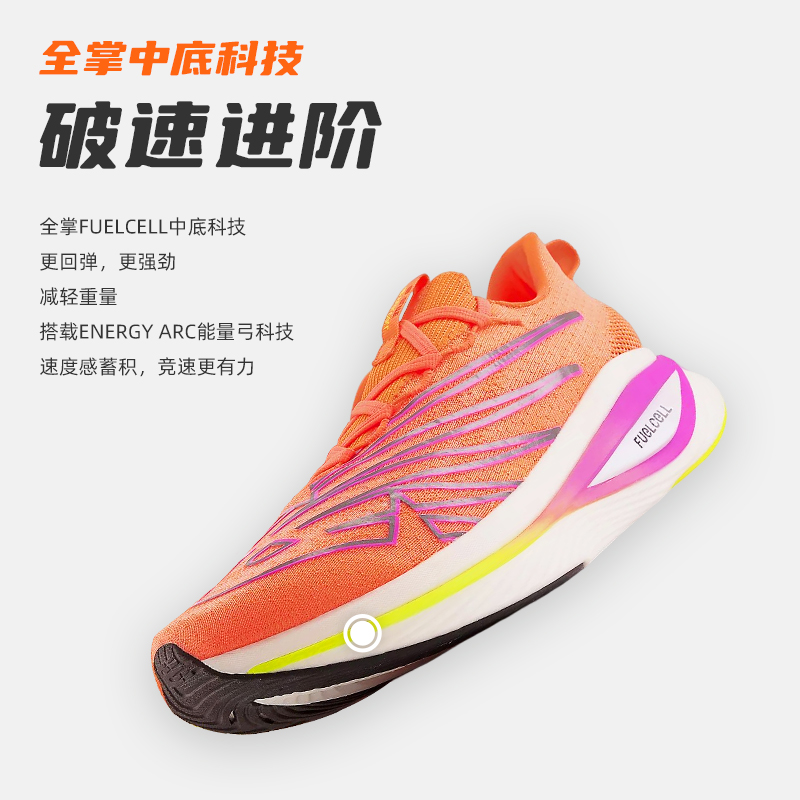 New Balance NB新百伦男女鞋 SC Elite V3碳板竞速减震运动跑鞋-图2