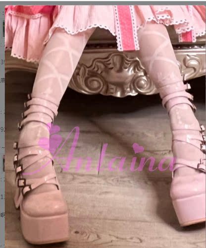 an*tai*na* LOLITA COS PUNK增高鞋超高跟多带女王鞋 9804汇总 - 图0