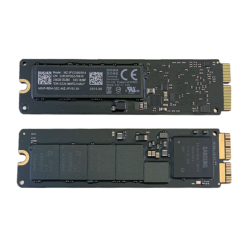 苹果电脑MACBOOK AIR A1465a1466 PRO A1398A1502SSD原装固态硬盘-图1