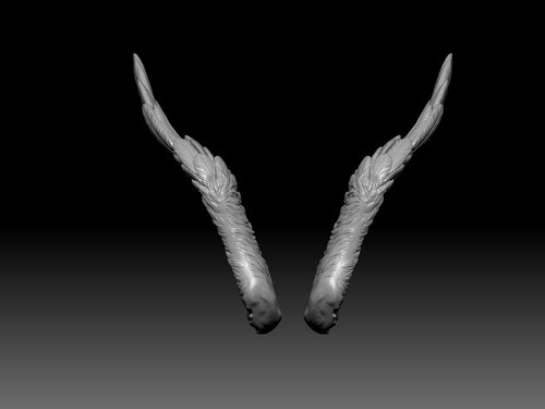 翅膀3d模型高模stⅠ格式素材 - 图1
