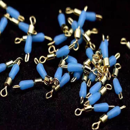 快速子线夹硅胶防缠绕开口8八字环连接器强拉力别针钓鱼线组配件 - 图3