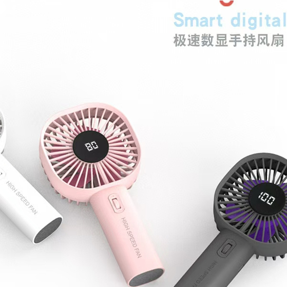 新款手持无极调速涡轮充电风扇高速制冷100档夏日户外随身便携JM2 - 图2