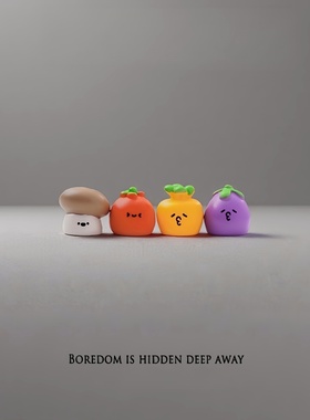 桌面蔬菜小摆件工位维生素