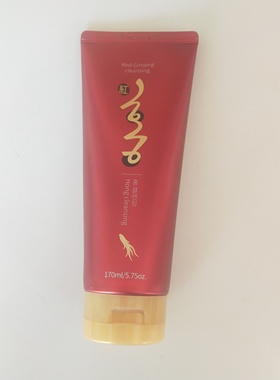 韩国原装进口正品~红妆红参泡沫洁面乳洗面奶补水保湿不紧绷170ml