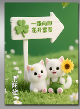 消防栓贴纸消火栓使用方法标识贴画遮挡装饰消防箱电箱贴墙贴Y259