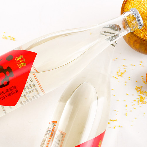 张家口蔚州老酒纯粮食酿造贡米酒39度小米酒浓香型白酒500ml*6瓶 - 图2