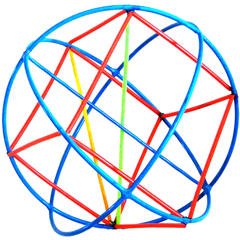 棱切球内接正方体外接大模型教具透明亚克力长方体立体几何三棱锥-图3