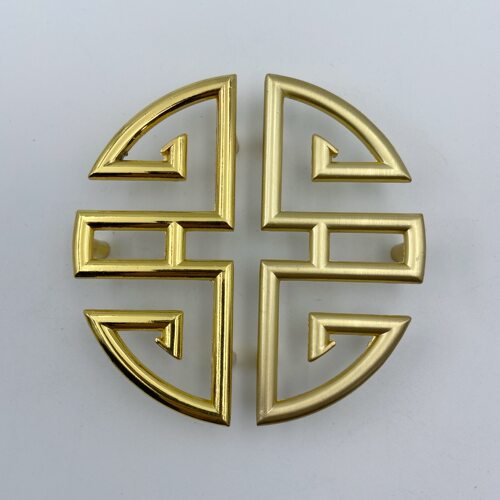 锌合金中式仿古半圆形柜门抽屉拉手双喜镂空橱柜衣柜把手175现货 - 图3