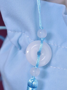 新中式抽绳束口汉服手提包