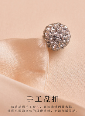 蜀绣真丝方巾胸针套装手工刺绣
