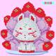 48cm nine-tailed fox building block ornament gift children's toy