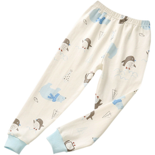 小青龙纯棉儿童秋裤男童女童秋冬单件内衣棉毛裤宝宝全棉保暖睡裤