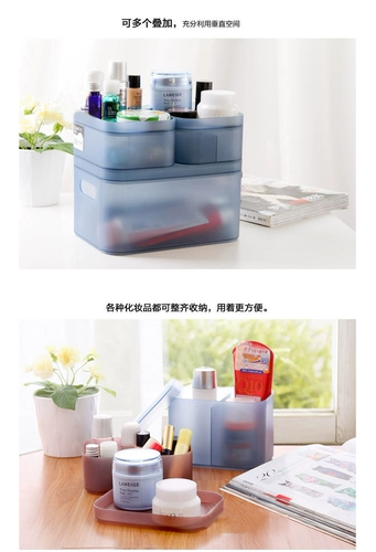 Настольная пластиковая система хранения, туалетный столик, коробка для хранения