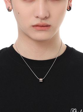 2023年百搭男士小蛮腰钛钢项链