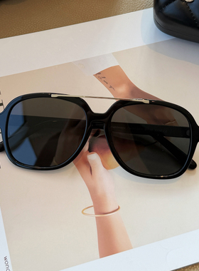 宋佳同款尼龙大框防晒飞行员墨镜