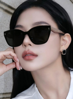 防紫外线猫眼复古女高清尼龙墨镜