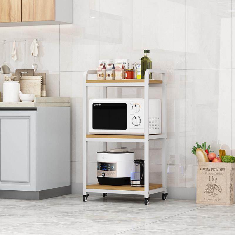 厨房置物架夹缝落地离地多层餐具收纳层架多功能烤箱微波炉电饭锅,淘宝优惠券,粉丝福利购,淘宝优惠卷