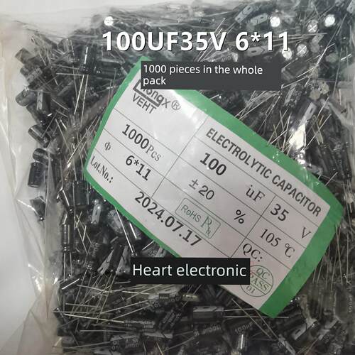 电解电容 47UF 10V 16V 25V 35V50V 63V 100V 160V 250V 400V450V - 图0
