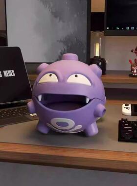 创意卡通气体子弹香炉蚊子香盒口袋妖怪存储盒蚊香盘与盖子有趣的