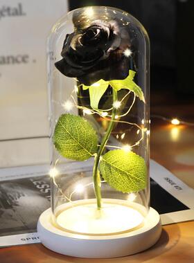 Wedding LED Enchanted Galaxy Rose Eternal Flower With Lights