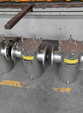 不锈钢2205篮式过滤器 管道预处理 海水 耐腐蚀提蓝式过滤器
