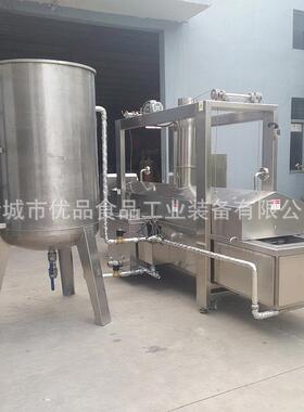 自主研发豆腐加工生产线 食品机械制造商优品机械 诸城油炸机
