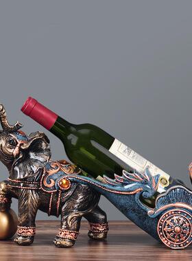 创意天鹅红酒架摆件欧式葡萄酒瓶架客厅桌餐酒柜装饰品礼物送礼