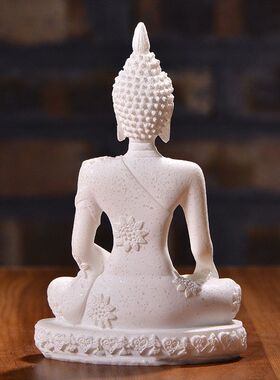 供创应岩砂坐佛树脂手工艺8132品意雕塑家居装饰摆件礼品工厂家