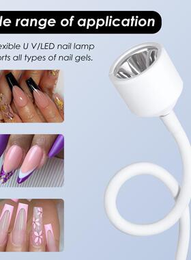 UV LED Nail Lamp Mini Quicky-Dry UV Light for Nail Tips DIY