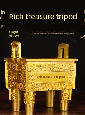 铜富贵宝鼎饰铜富贵福宝鼎饰