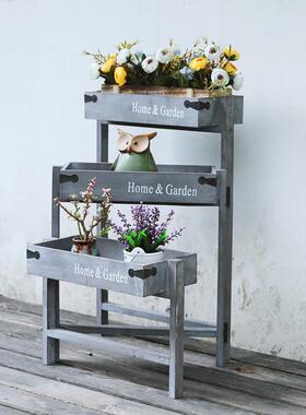 正品多功能折叠花架客小盆置物景架厅装饰品摆件阳台创意家居摆橱