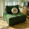 Puff pull-out sofa bed | Small-sized fabric sofa living room dual-purpose foldable retractable single sofa bed