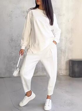 Women's long sleeved hoodie set 女装长袖卫衣套装