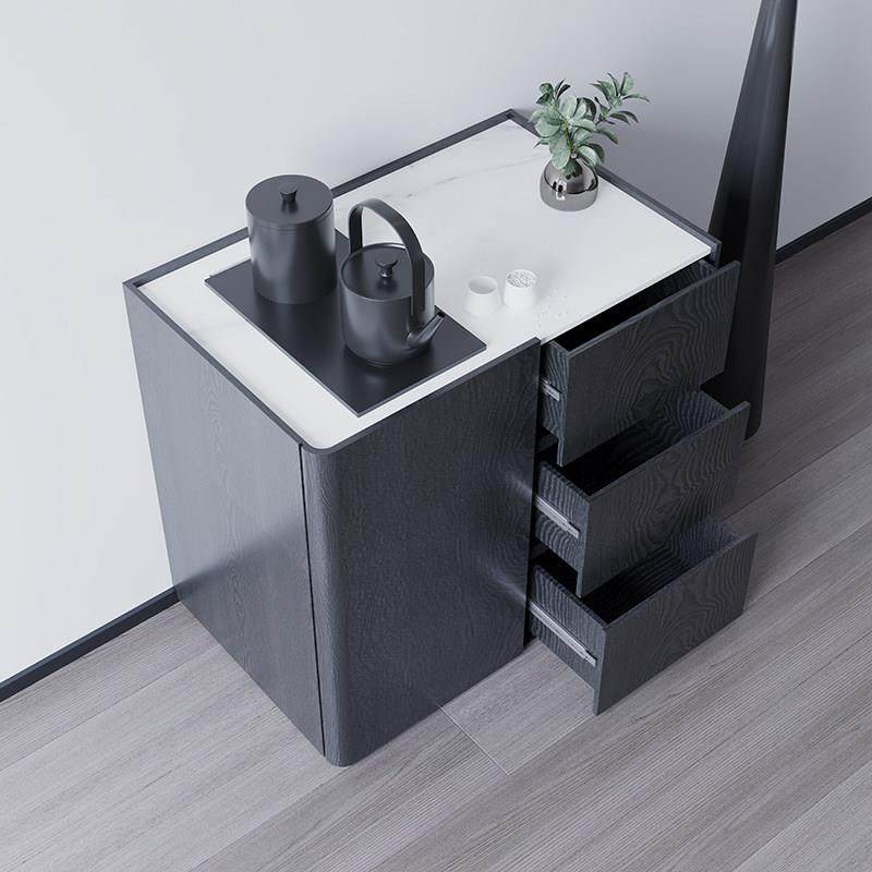 侘寂风白蜡木茶水柜烧水壶一体茶桌侧边实木烧水台办公室客厅靠墙,淘宝优惠券,粉丝福利购,淘宝优惠卷