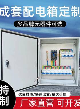 304不锈钢配电箱户外防雨耐腐蚀开关箱带防雨帽檐低压动力箱