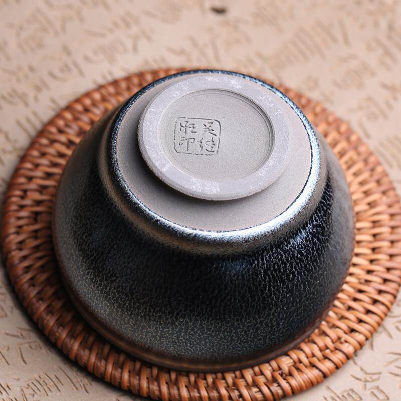 Master Wu Jiwang Blue Qilin Jianzhan Master Cup Tea Cup Tea Cup Pure Handmade High-end Tea Cup Teaware Teaware