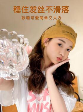 月子帽子女孕妇产后头巾坐月子护抹额头带冬季春秋款产妇洗脸发带