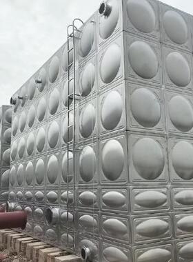 304不锈钢方形水箱生活酒店楼顶大容积组合式消防专用水塔保温