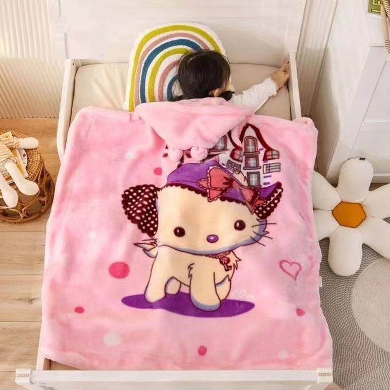 婴儿抱被初生宝宝被子春秋款外出加厚包毯子珊瑚绒包被斗篷背抱毯,淘宝优惠券,粉丝福利购,淘宝优惠卷