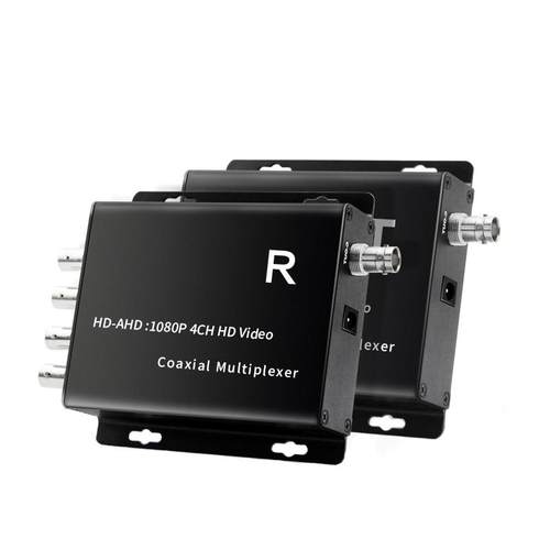 TVI AHD四路复用器 同轴高清摄像机1拖4多路视频叠加扩充器1080P - 图2