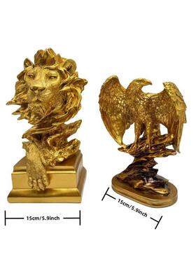 展翅老鹰工艺品装饰品摆件老鹰树脂摆件家居狮子头客厅办公室