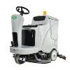 Hemei Qingdao ride-on floor scrubber commercial industrial workshop shopping mall floor scrubber electric self-priming dry floor brushing machine