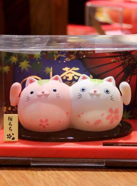 太阳能招财摆件送朋友简约自动招手客厅车载装饰创意小摆件