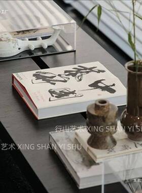 摆新中板式真书件装F98TT5HS饰书硬壳具书客厅书房样间售楼处装道