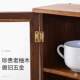 Yili solid wood kitchen wall hanging shelf desktop small storage cabinet cosmetic storage cabinet bedroom living room wall