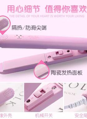 Mini 2-in-1 Hair Straightener and Curling Iron, Compact Styl